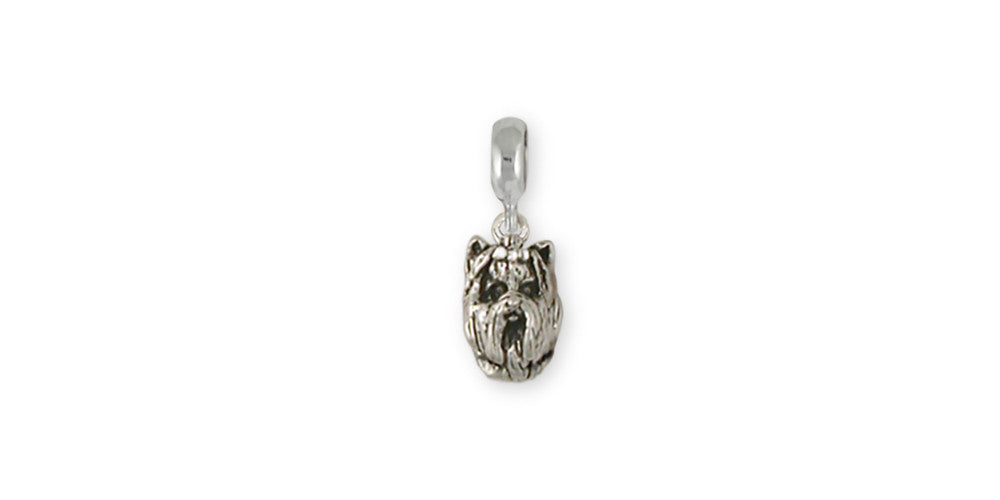 Yorkie Yorkshire Terrier Charms Yorkie Yorkshire Terrier Charm Slide Sterling Silver Dog Jewelry yorkie yorkshire Terrier jewelry