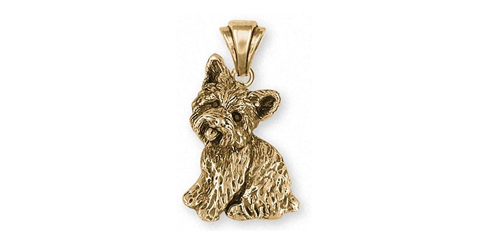 Yorkie Charms Yorkie Pendant 14k Gold Dog Jewelry Yorkie jewelry