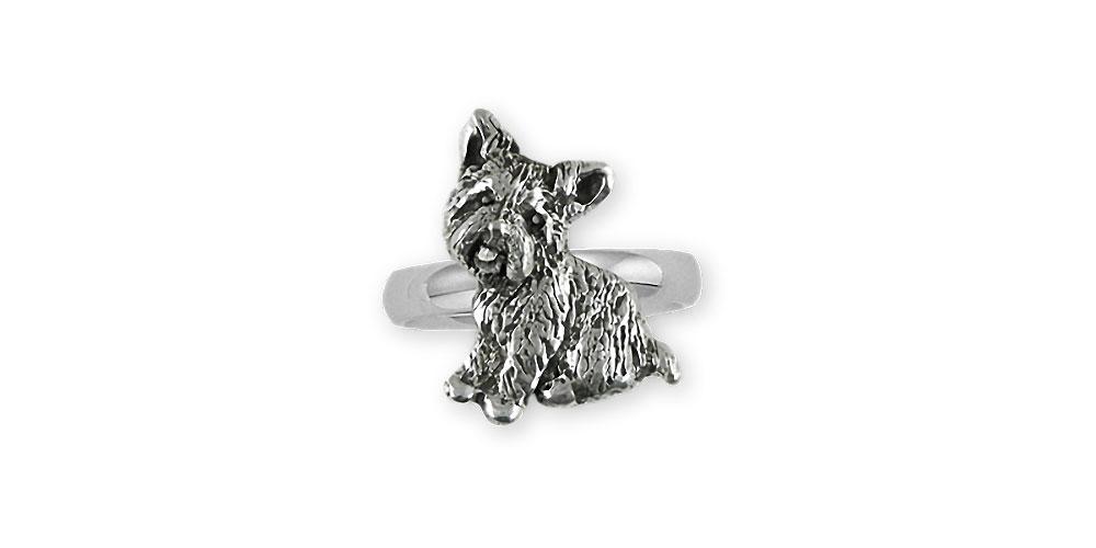 Yorkie Charms Yorkie Ring Sterling Silver Yorkshire Terrier Jewelry Yorkie jewelry