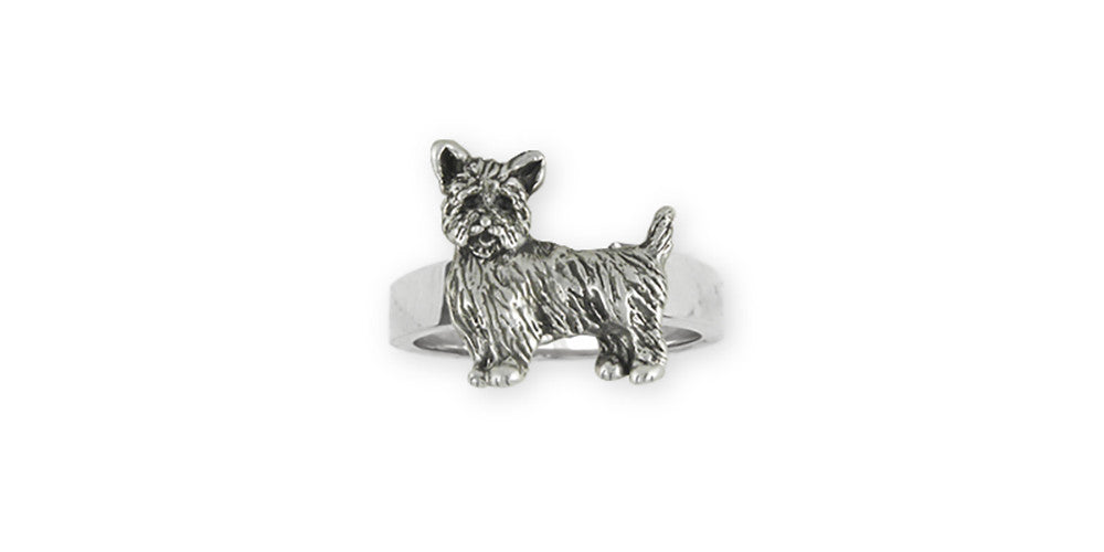 Yorkie Puppy Charms Yorkie Puppy Ring Sterling Silver Dog Jewelry Yorkie Puppy jewelry