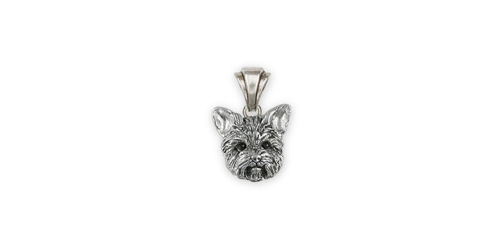 Yorkie Charms Yorkie Pendant Sterling Silver Yorkshire Terrier Jewelry Yorkie jewelry