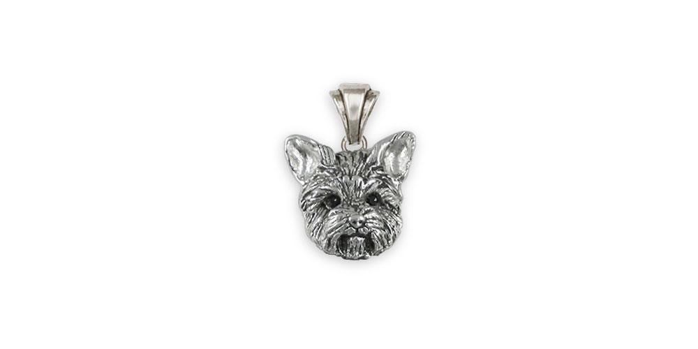 Yorkie Charms Yorkie Pendant Sterling Silver Yorkshire Terrier Jewelry Yorkie jewelry