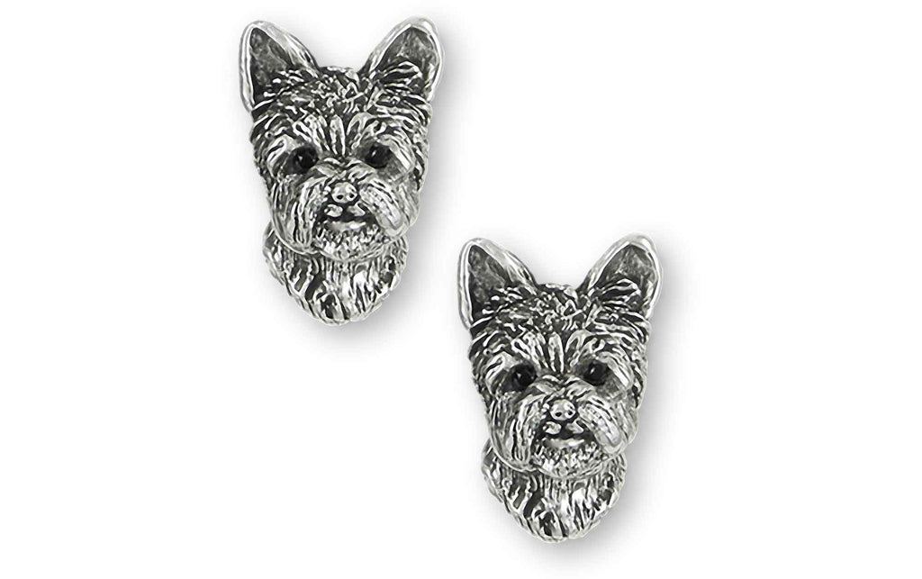 Yorkshire Terrier Charms Yorkshire Terrier Cufflinks Sterling Silver Yorkie Jewelry Yorkshire Terrier jewelry