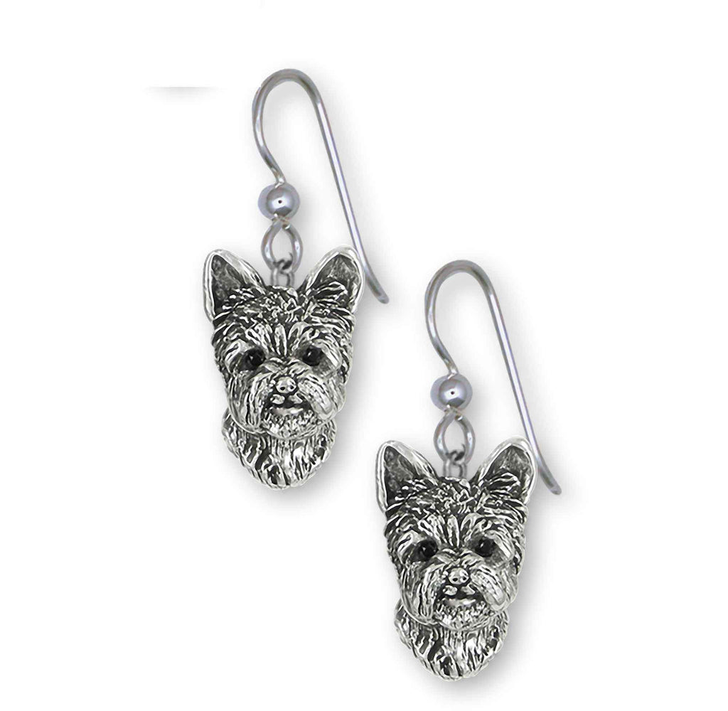 Yorkshire Terrier Charms Yorkshire Terrier Earrings Sterling Silver Yorkie Jewelry Yorkshire Terrier jewelry