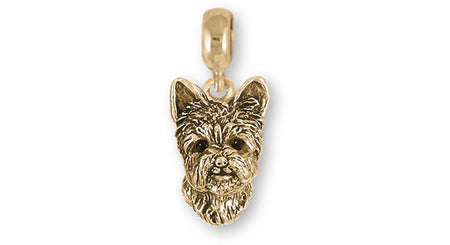 Yorkie Yorkshire Terrier Angel Charm store Jewelry Sterling Silver Yorkie Yorkshire Terrier Angel Dog Charm YK26-AC