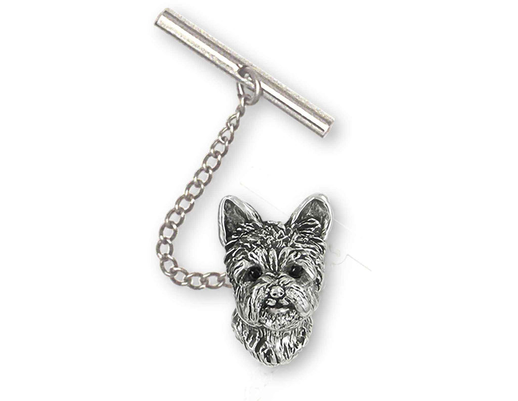 Yorkshire Terrier Charms Yorkshire Terrier Tie Tack Sterling Silver Yorkie Jewelry Yorkshire Terrier jewelry