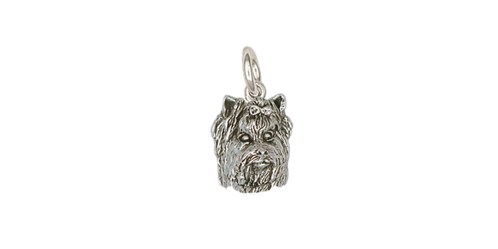 Yorkie Yorkshire Terrier Charms Yorkie Yorkshire Terrier Charm Sterling Silver Dog Jewelry yorkie yorkshire Terrier jewelry