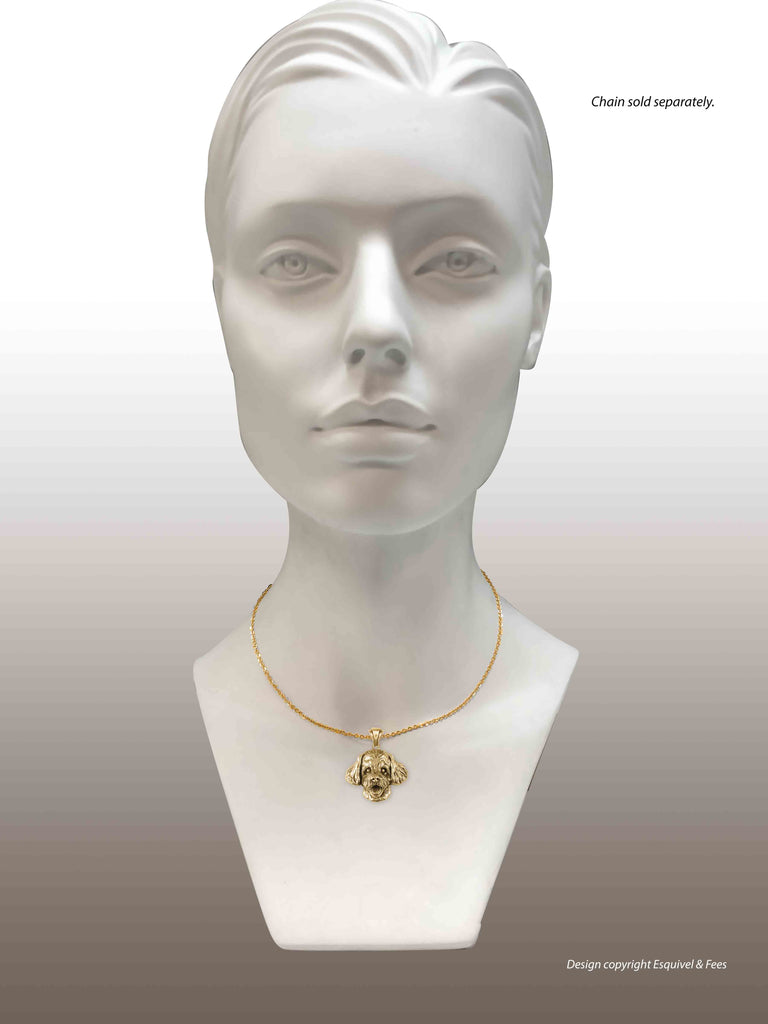 Yorkiepoo Jewelry 14k Gold Vermeil Handmade Yorkiepoo Pendant  YKP1X-PG