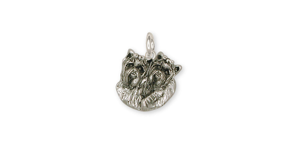 Yorkie Yorkshire Terrier Charms Yorkie Yorkshire Terrier Charm Sterling Silver Dog Jewelry Yorkie Yorkshire Terrier jewelry